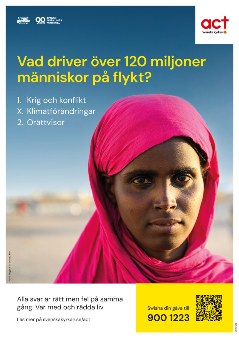 Affisch för Act Svenska kyrkan